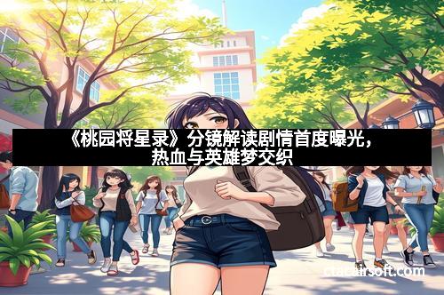 《桃园将星录》分镜解读剧情首度曝光，热血与英雄梦交织